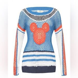 Eleven paris crocket knit disney mickey sweater size small